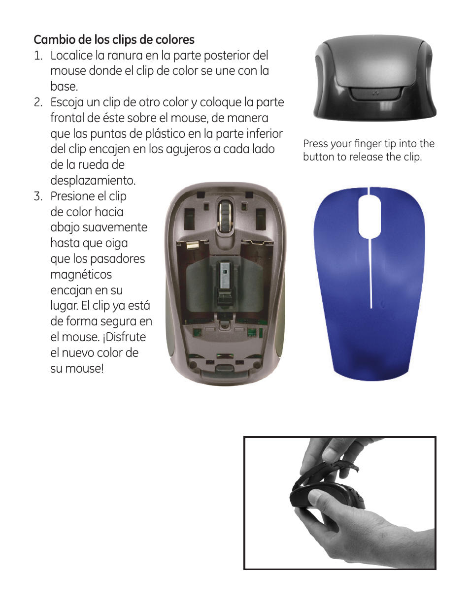 GE 99906 GE Wireless Mini Color Choice Mouse User Manual | Page 12 / 14