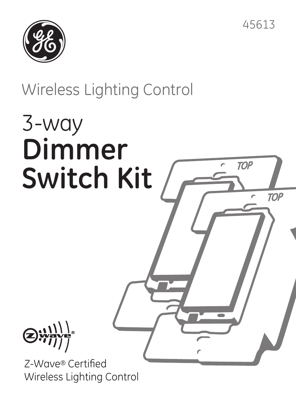 GE 45613 GE Z-Wave 3-Way Dimmer Kit with flying leads User Manual | 24 pages