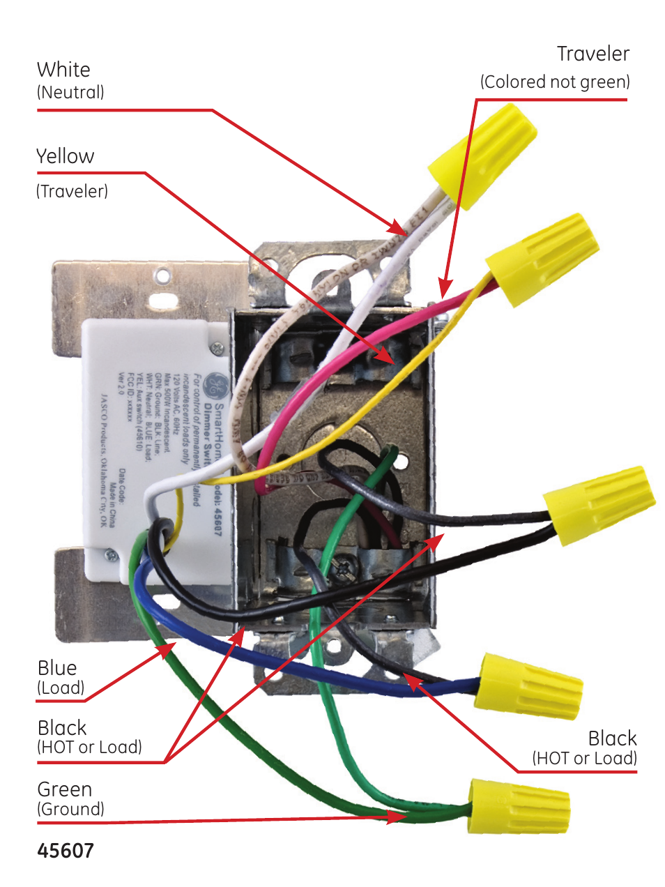 GE 45613 GE Z-Wave 3-Way Dimmer Kit with flying leads User Manual | Page 12 / 24