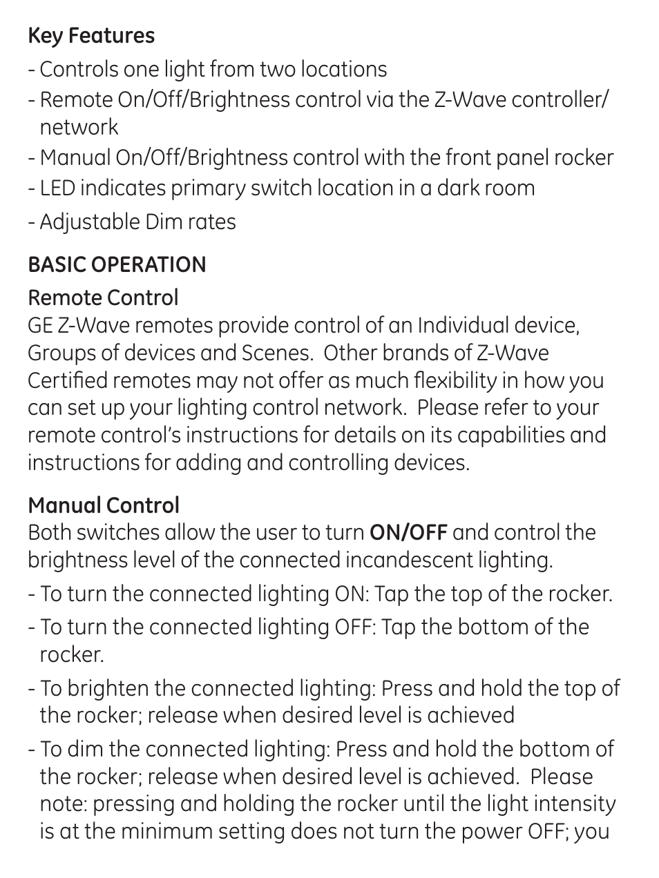 GE 45613 GE Z-Wave 3-Way Dimmer Kit with flying leads User Manual | Page 16 / 24