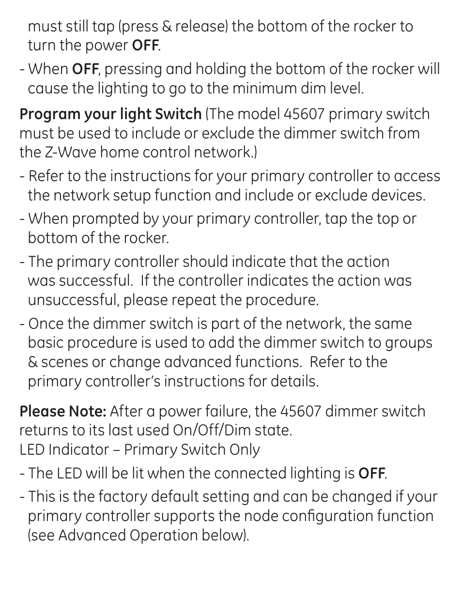 GE 45613 GE Z-Wave 3-Way Dimmer Kit with flying leads User Manual | Page 17 / 24