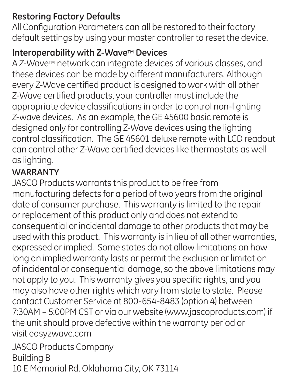 GE 45613 GE Z-Wave 3-Way Dimmer Kit with flying leads User Manual | Page 21 / 24