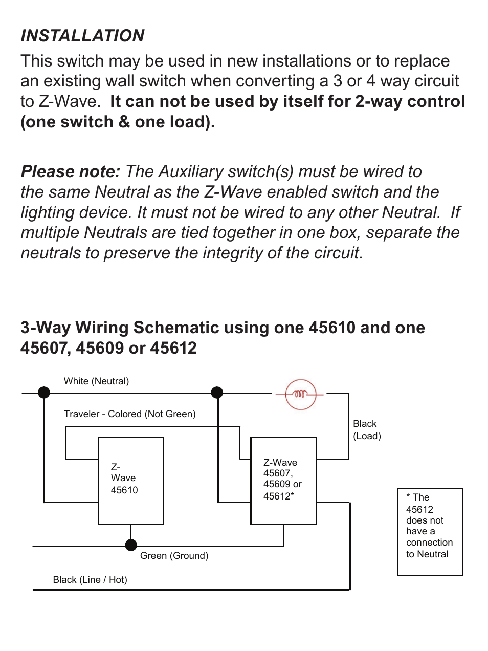 GE 45610WB GE Z-Wave Add On Auxiliary Switch User Manual | Page 8 / 16