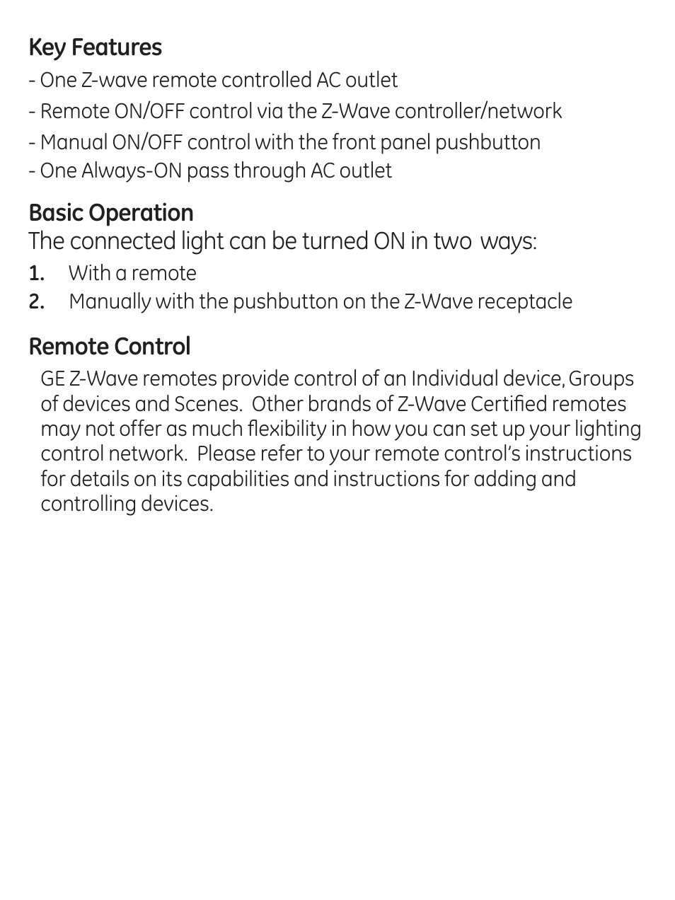 GE 45605 GE Z-Wave Duplex Receptacle User Manual | Page 13 / 20