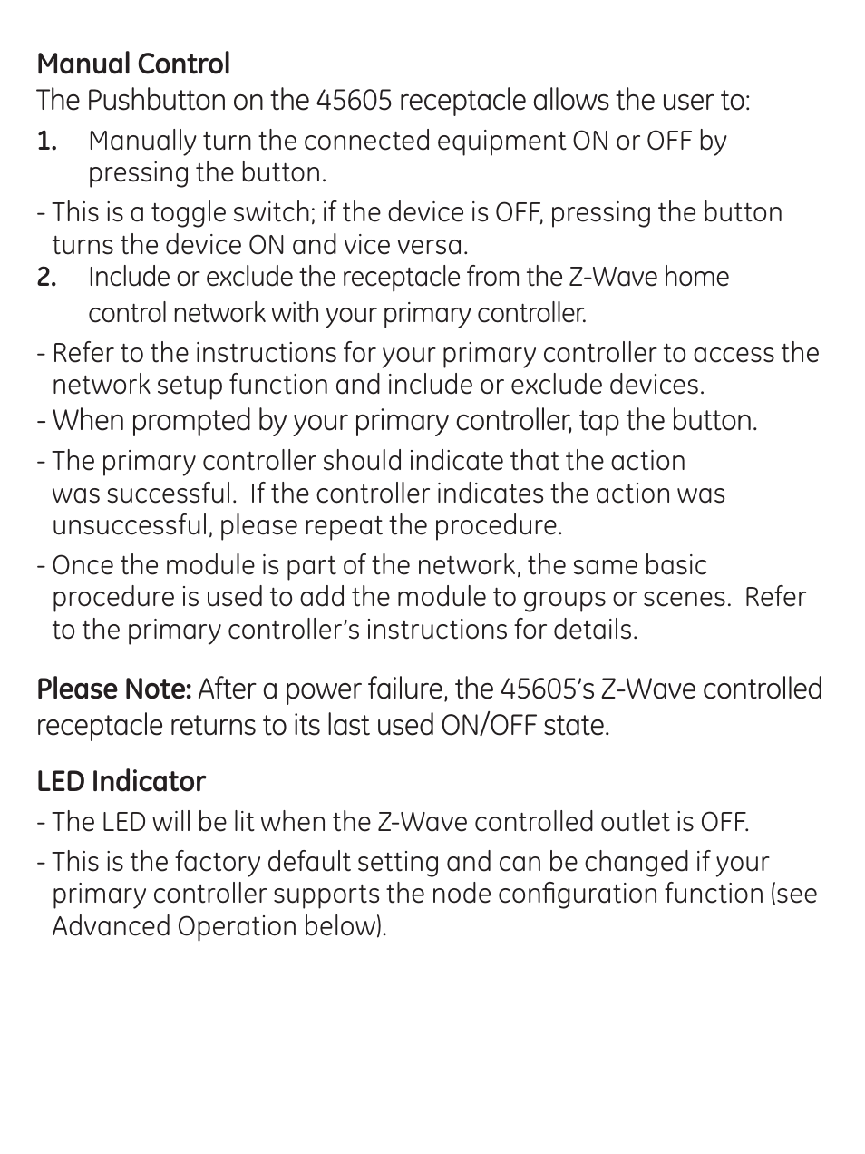 GE 45605 GE Z-Wave Duplex Receptacle User Manual | Page 14 / 20