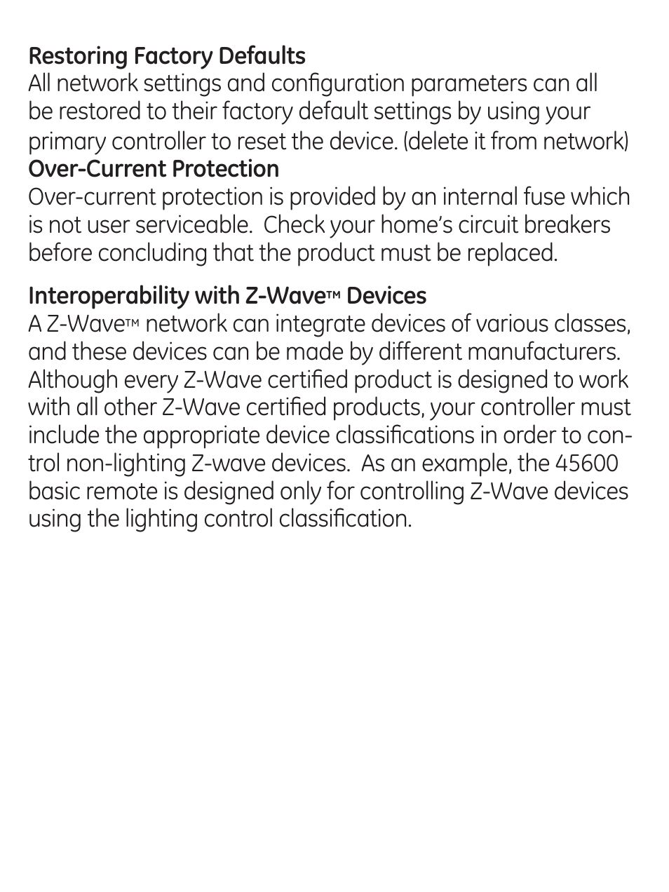 GE 45604 GE Z-Wave Outdoor Module User Manual | Page 10 / 14