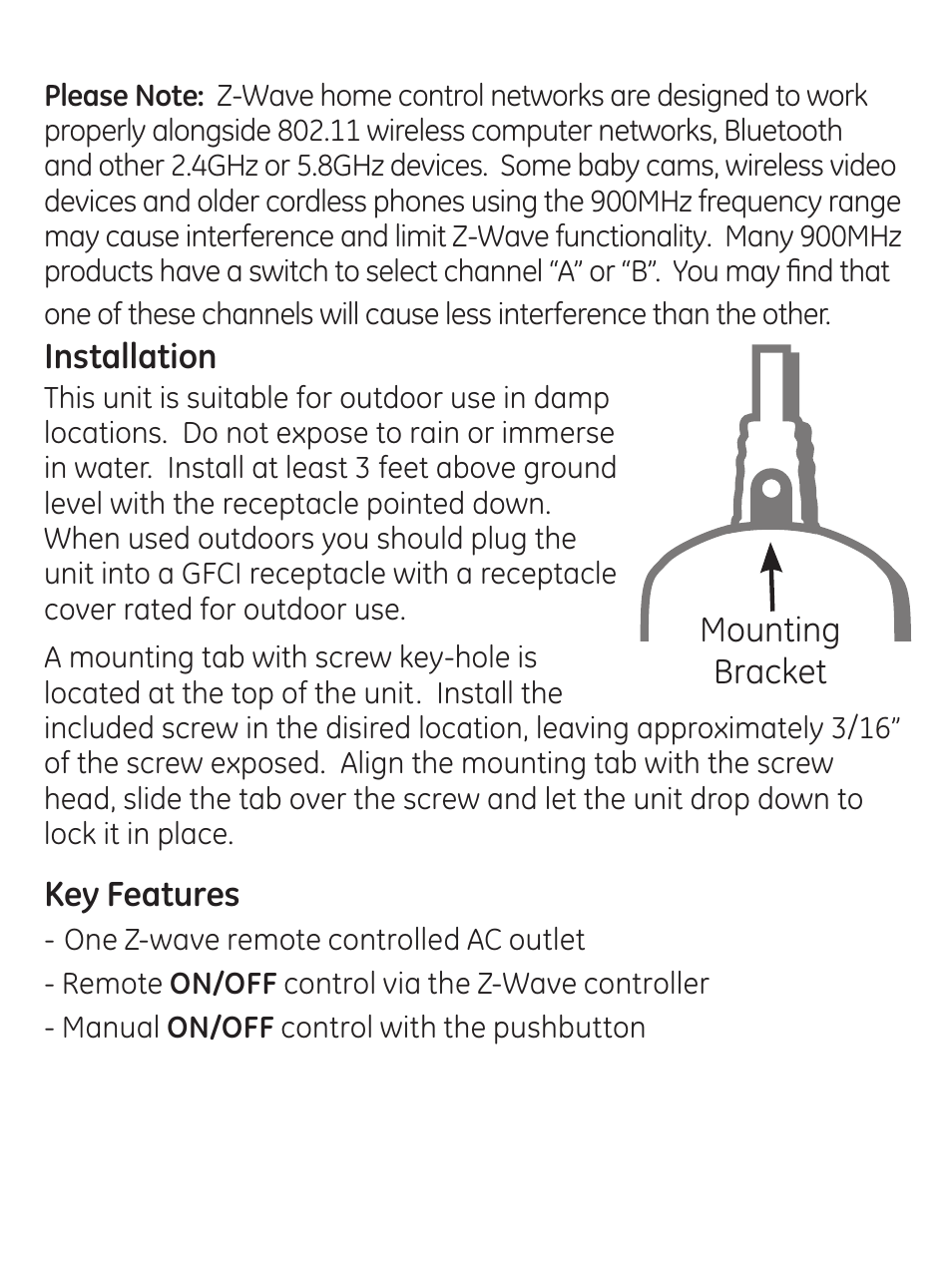 GE 45604 GE Z-Wave Outdoor Module User Manual | Page 7 / 14