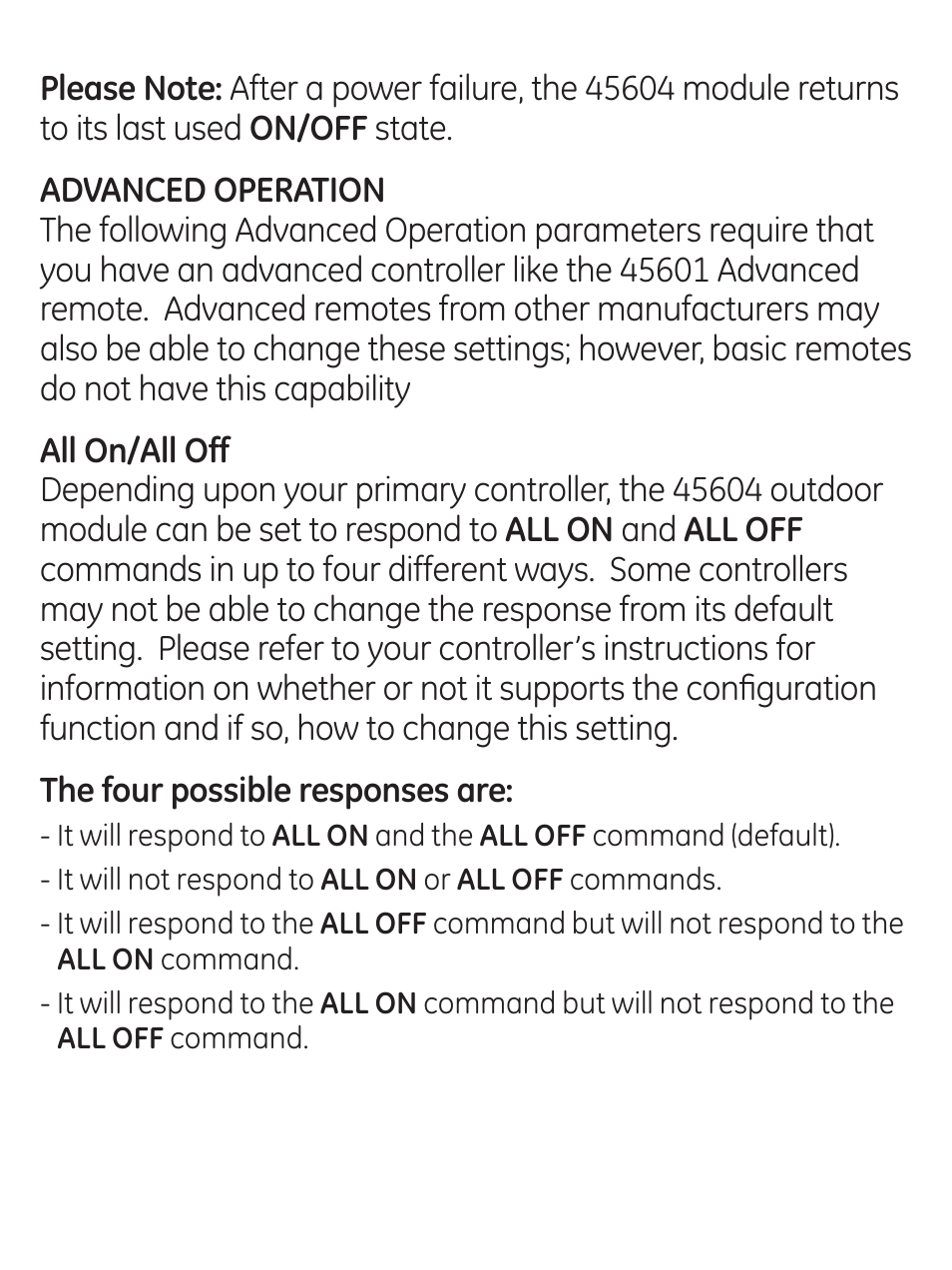 GE 45604 GE Z-Wave Outdoor Module User Manual | Page 9 / 14