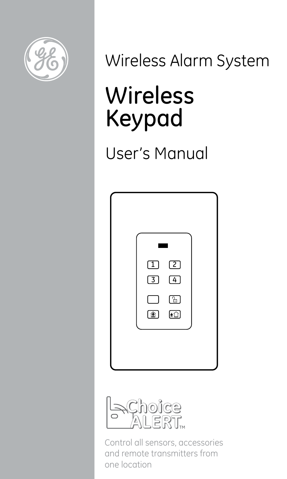 GE 45146 GE Choice Alert Wireless Keypad User Manual | 19 pages