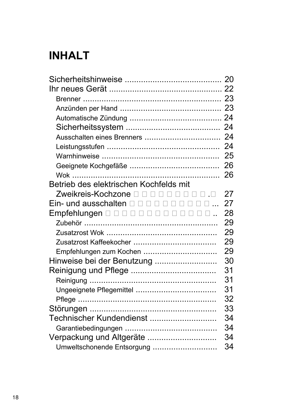 Inhalt | Neff T66S66N0 User Manual | Page 19 / 103