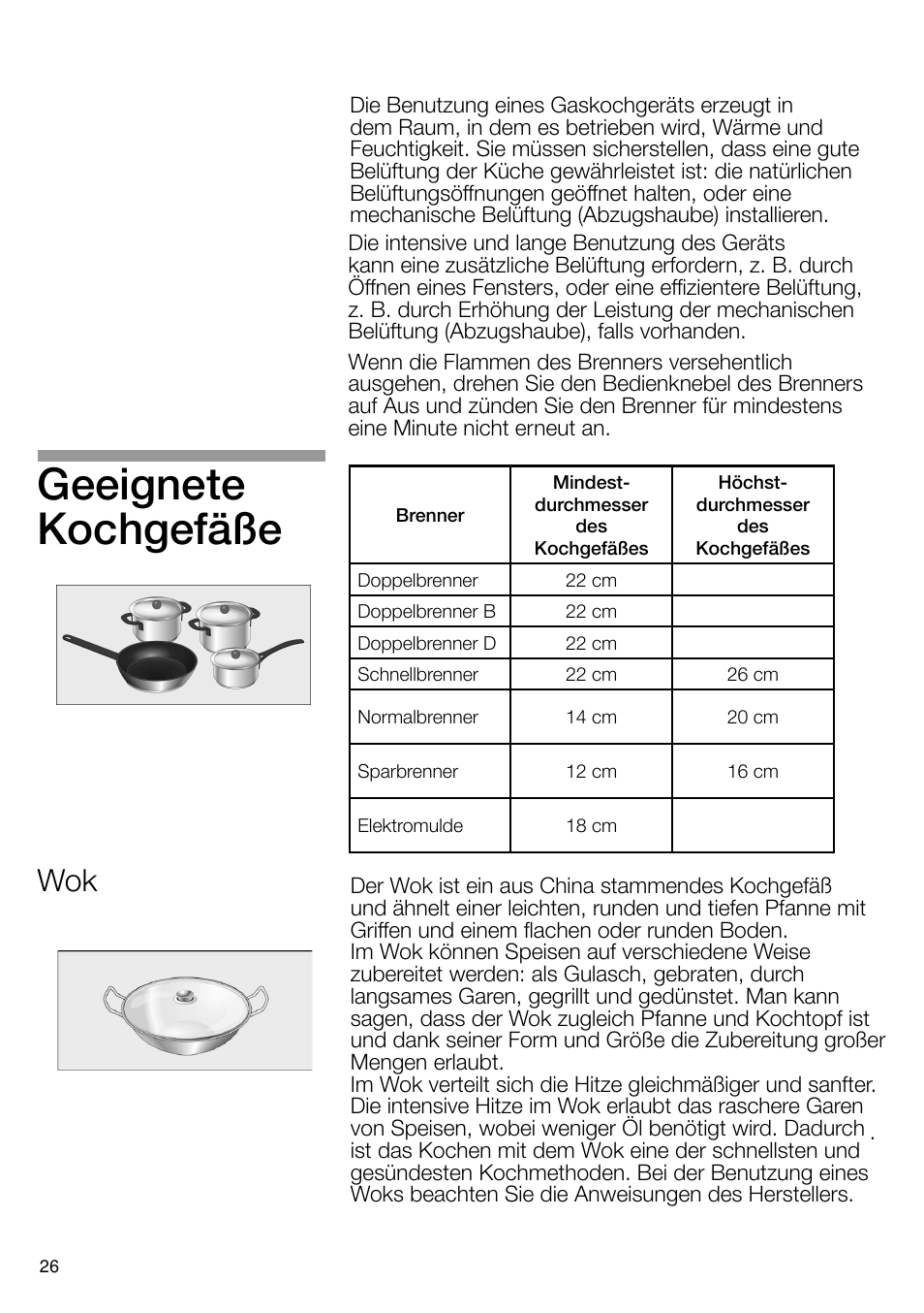 Geeignete kochgefäße | Neff T66S66N0 User Manual | Page 27 / 103