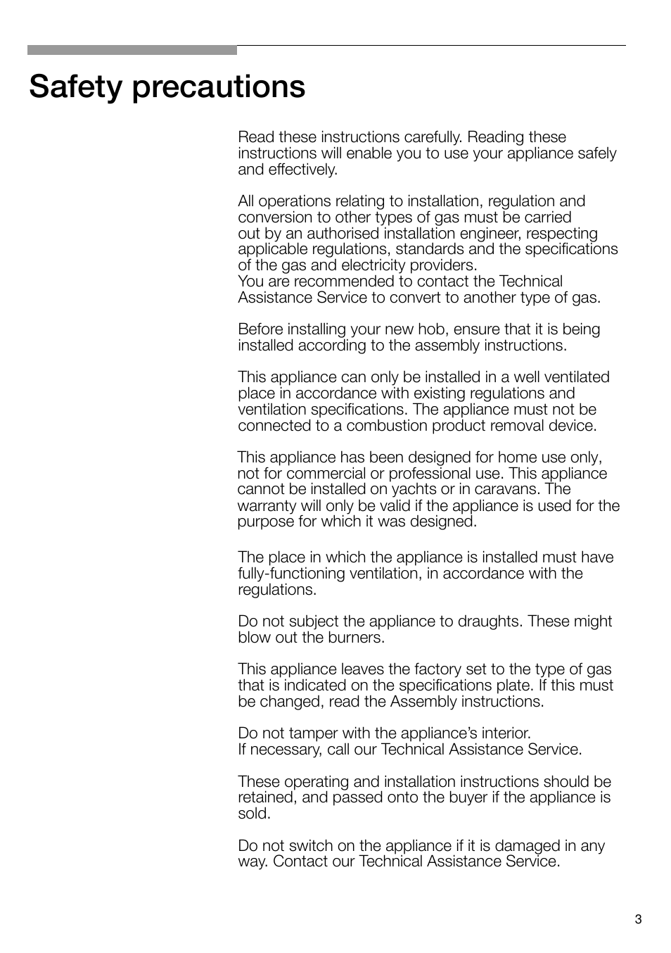 Safety precautions | Neff T66S66N0 User Manual | Page 4 / 103