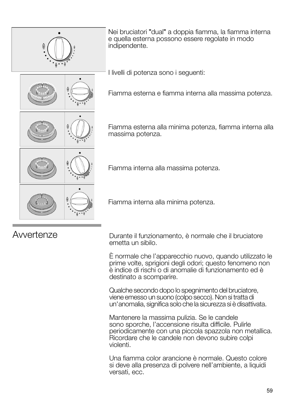 Avvertenze | Neff T66S66N0 User Manual | Page 60 / 103