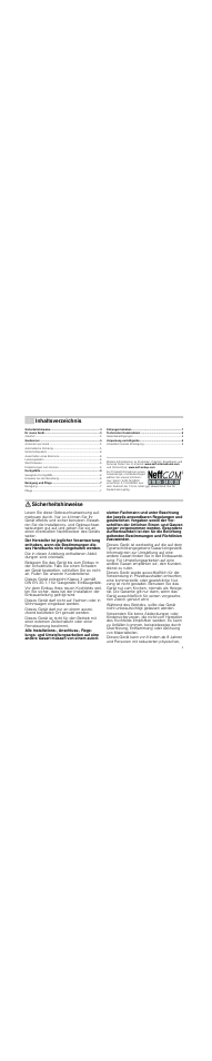 Neff T25Z55N1 User Manual | Page 3 / 39