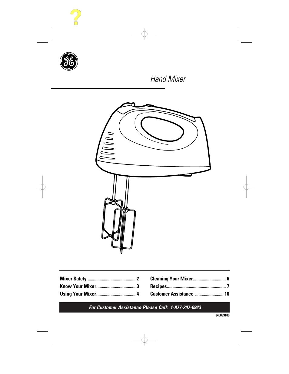 GE 106831 User Manual | 20 pages