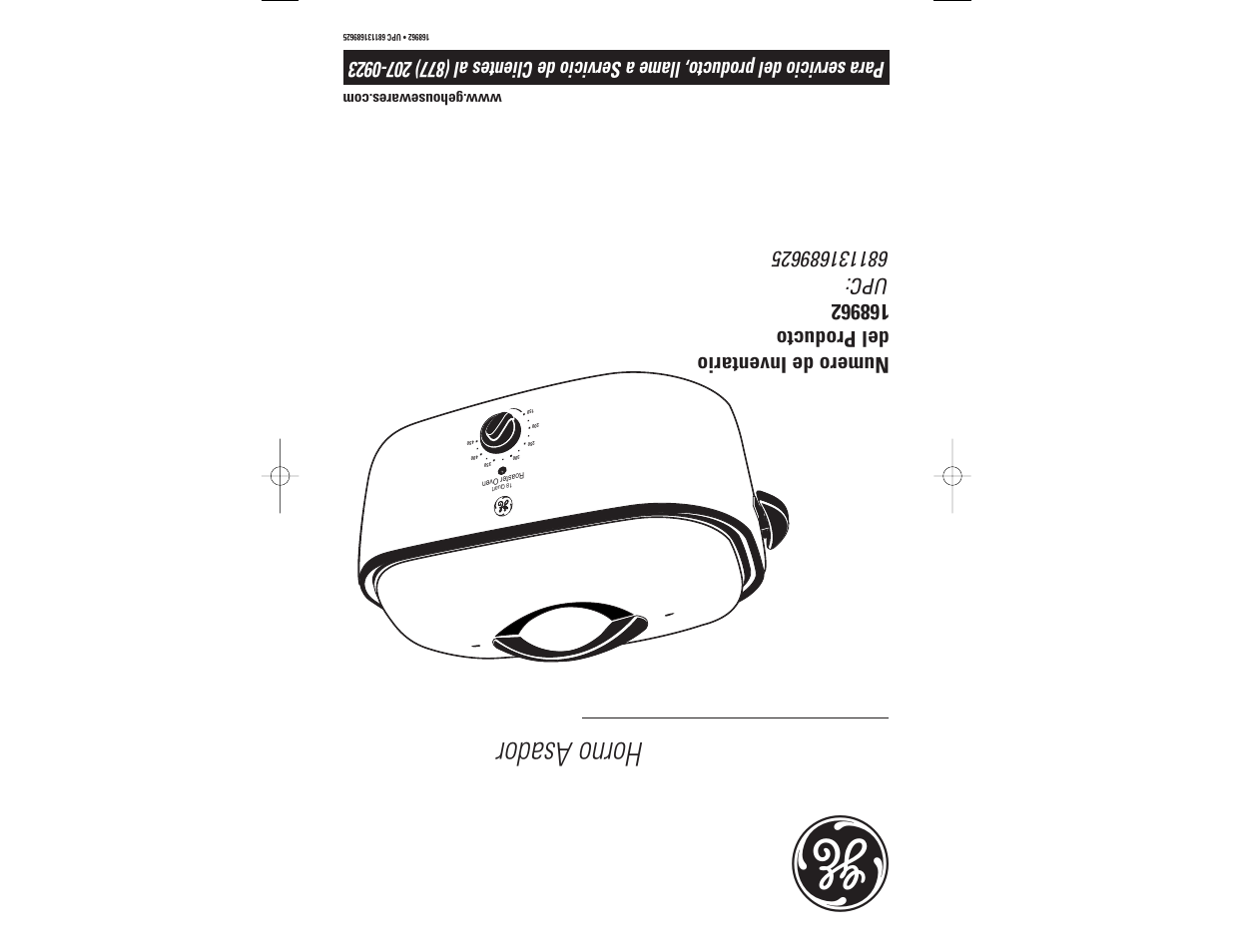 Horno asador | GE 168962 User Manual | Page 13 / 13