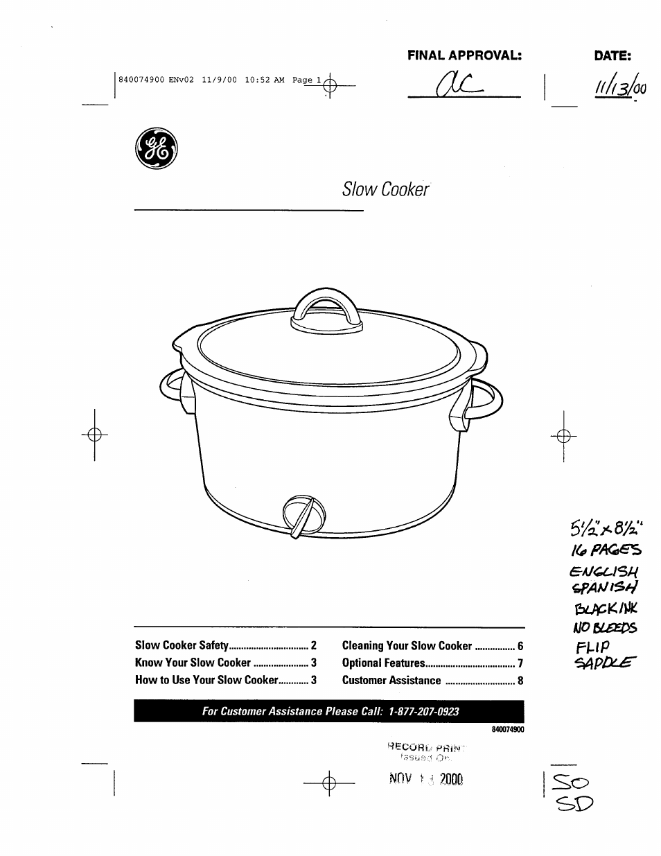 GE 106661 User Manual | 16 pages