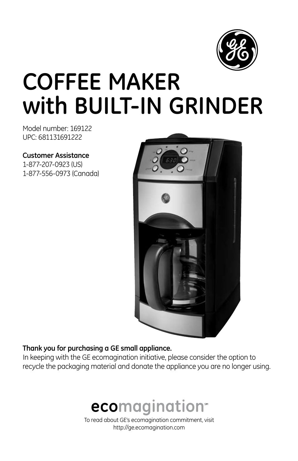 GE 169082 User Manual | 11 pages