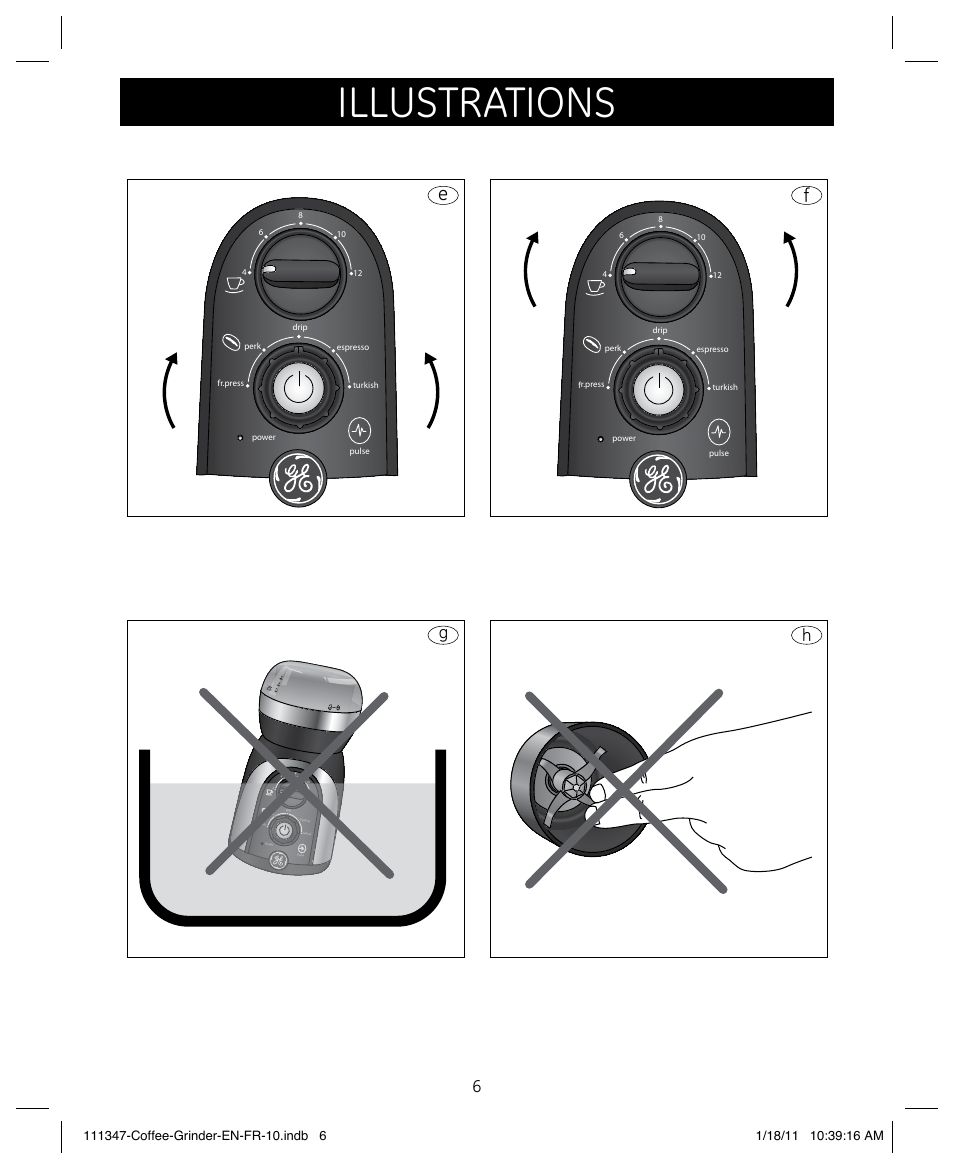 Illustrations | GE 111338 User Manual | Page 6 / 12