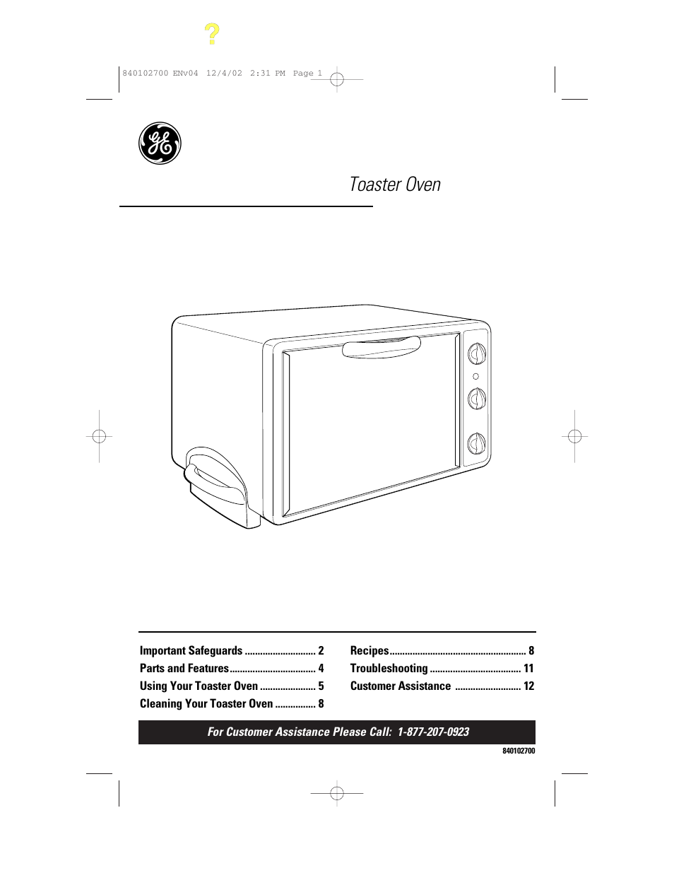 GE 106632 User Manual | 24 pages