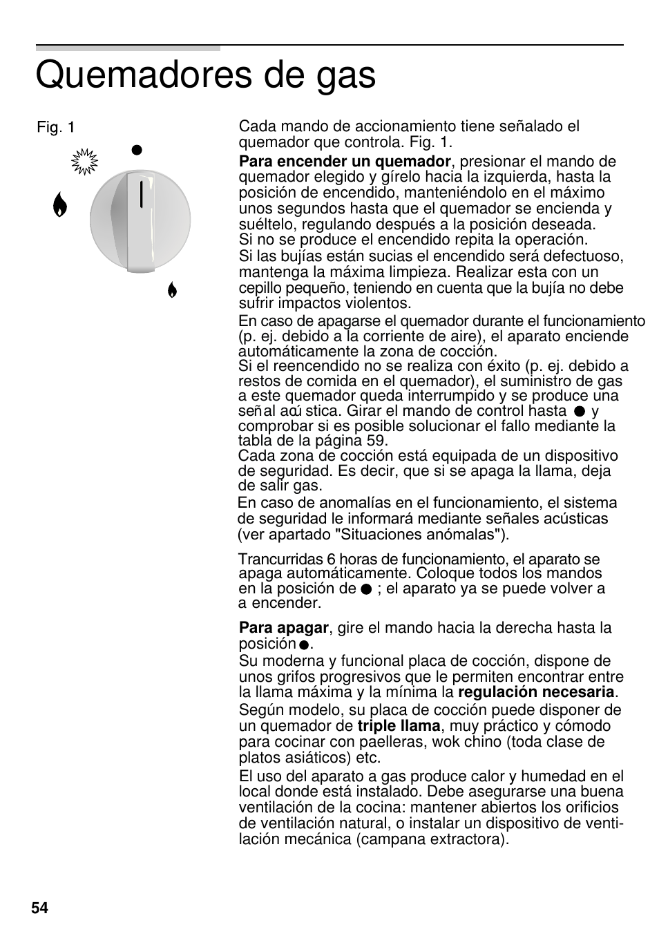 Quemadores de gas | Neff M3126N1  EU User Manual | Page 55 / 98