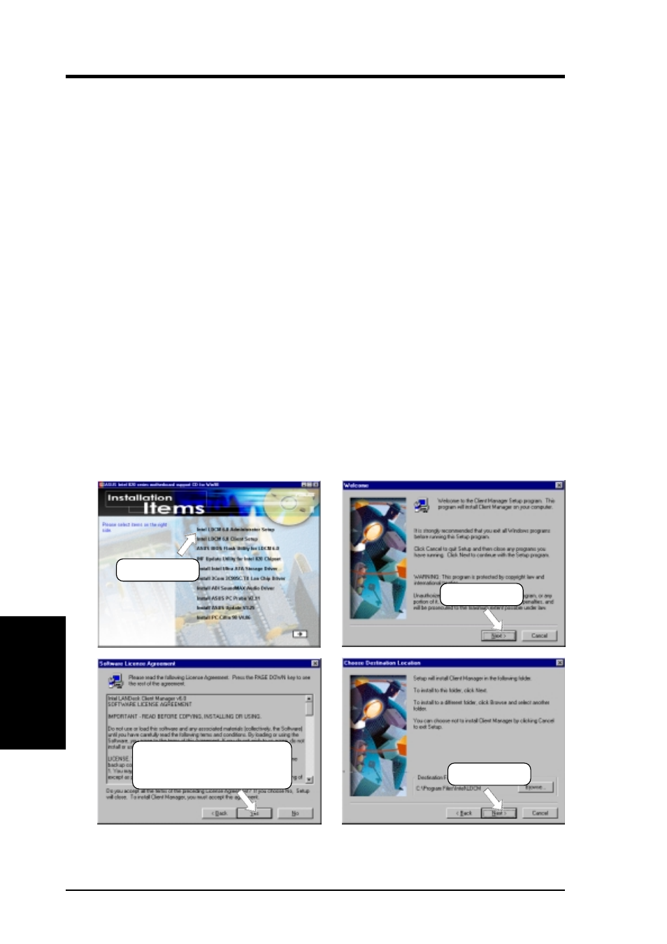 Software setup, 4 intel ldcm administrator setup, System requirements | Asus CUC2000-M User Manual | Page 82 / 124