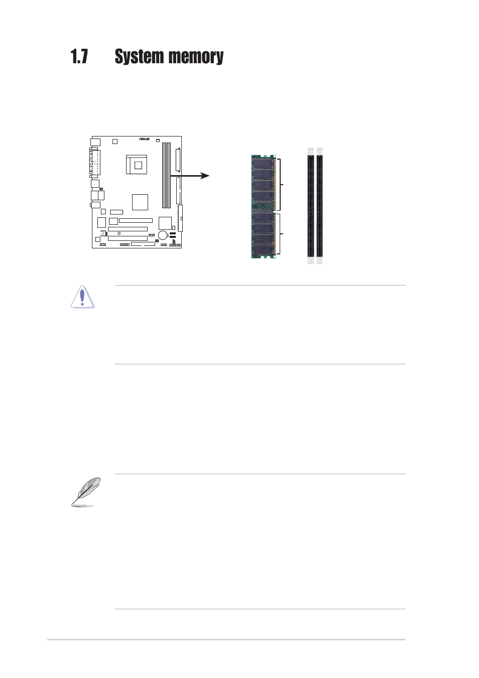 1 dimm sockets location | Asus K8S-MX User Manual | Page 20 / 72