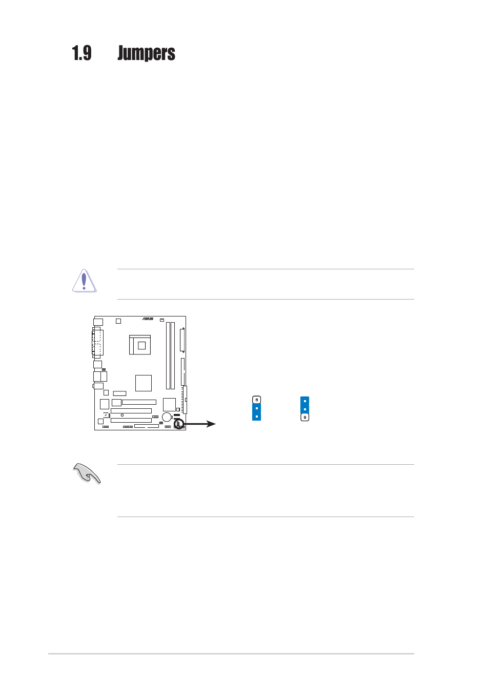 9 jumpers | Asus K8S-MX User Manual | Page 26 / 72