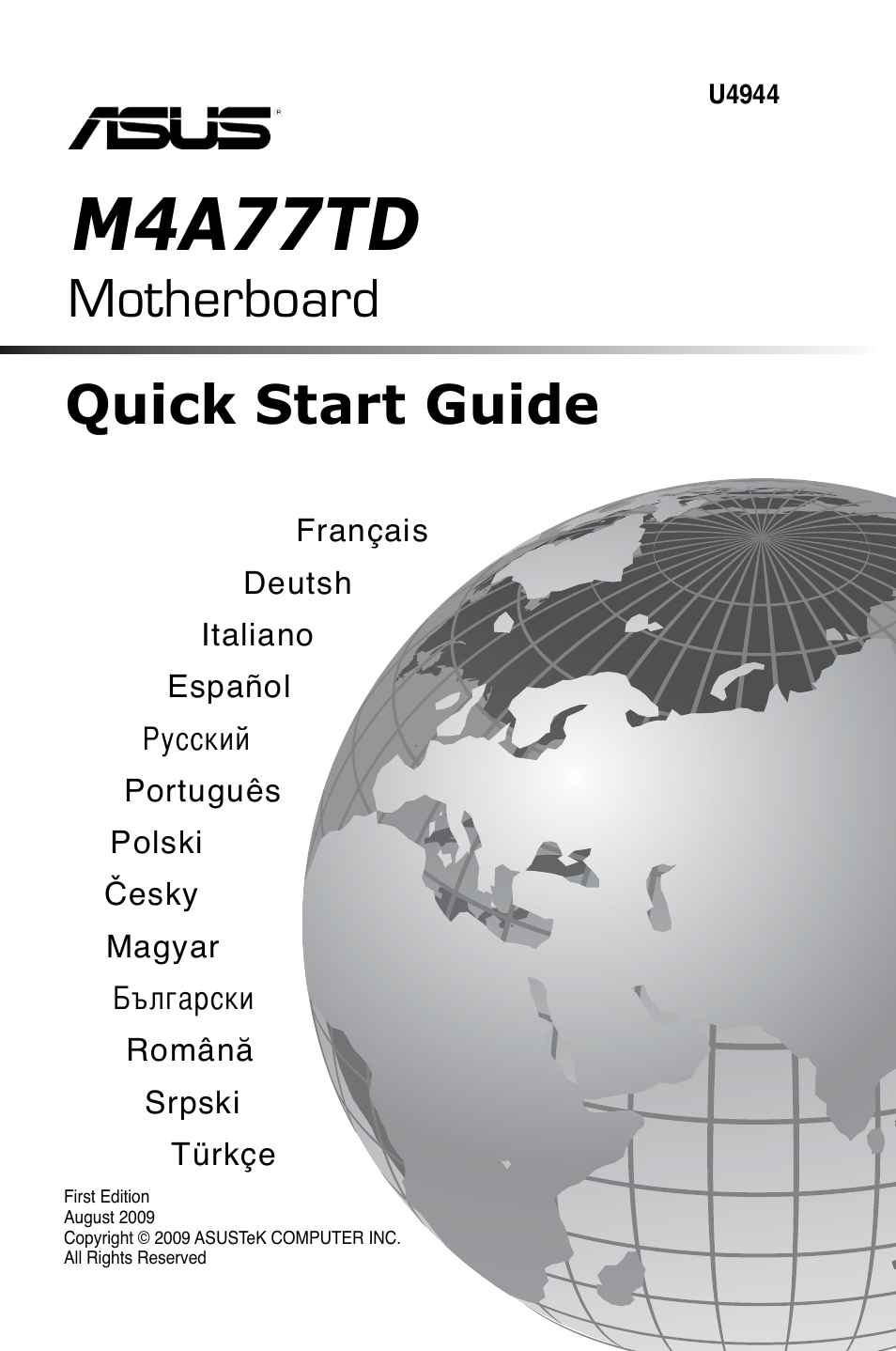 Asus M4A77TD User Manual | 42 pages