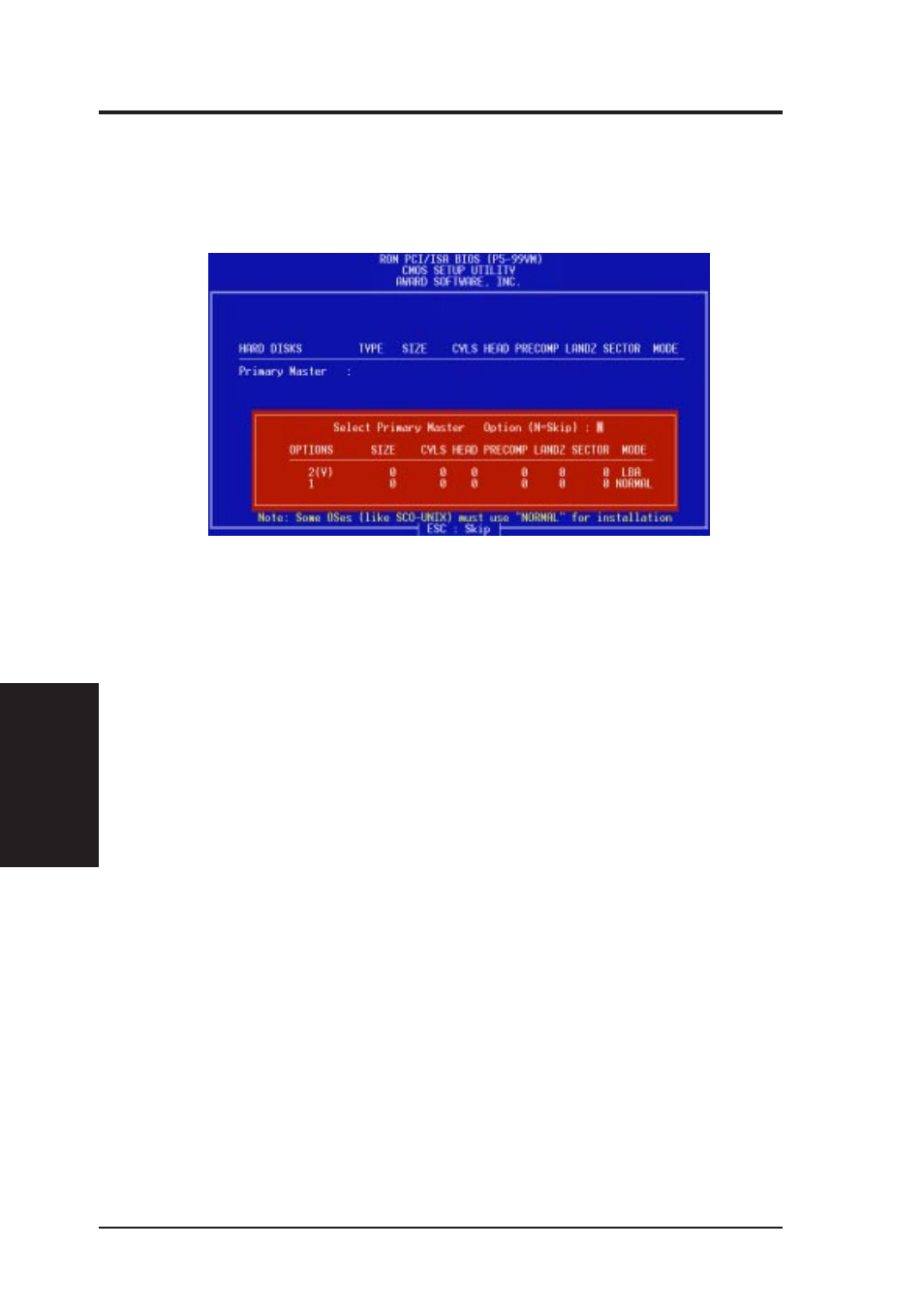 Iv. bios setup, Ide hdd auto detection | Asus P5-99VM User Manual | Page 56 / 96