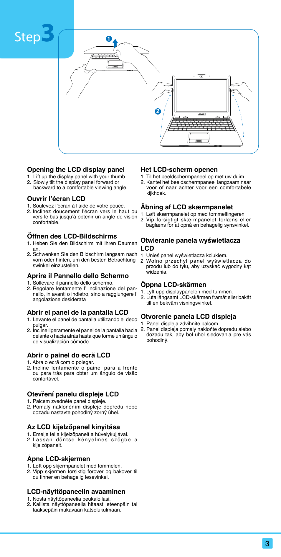 Step | Asus N20H User Manual | Page 3 / 20