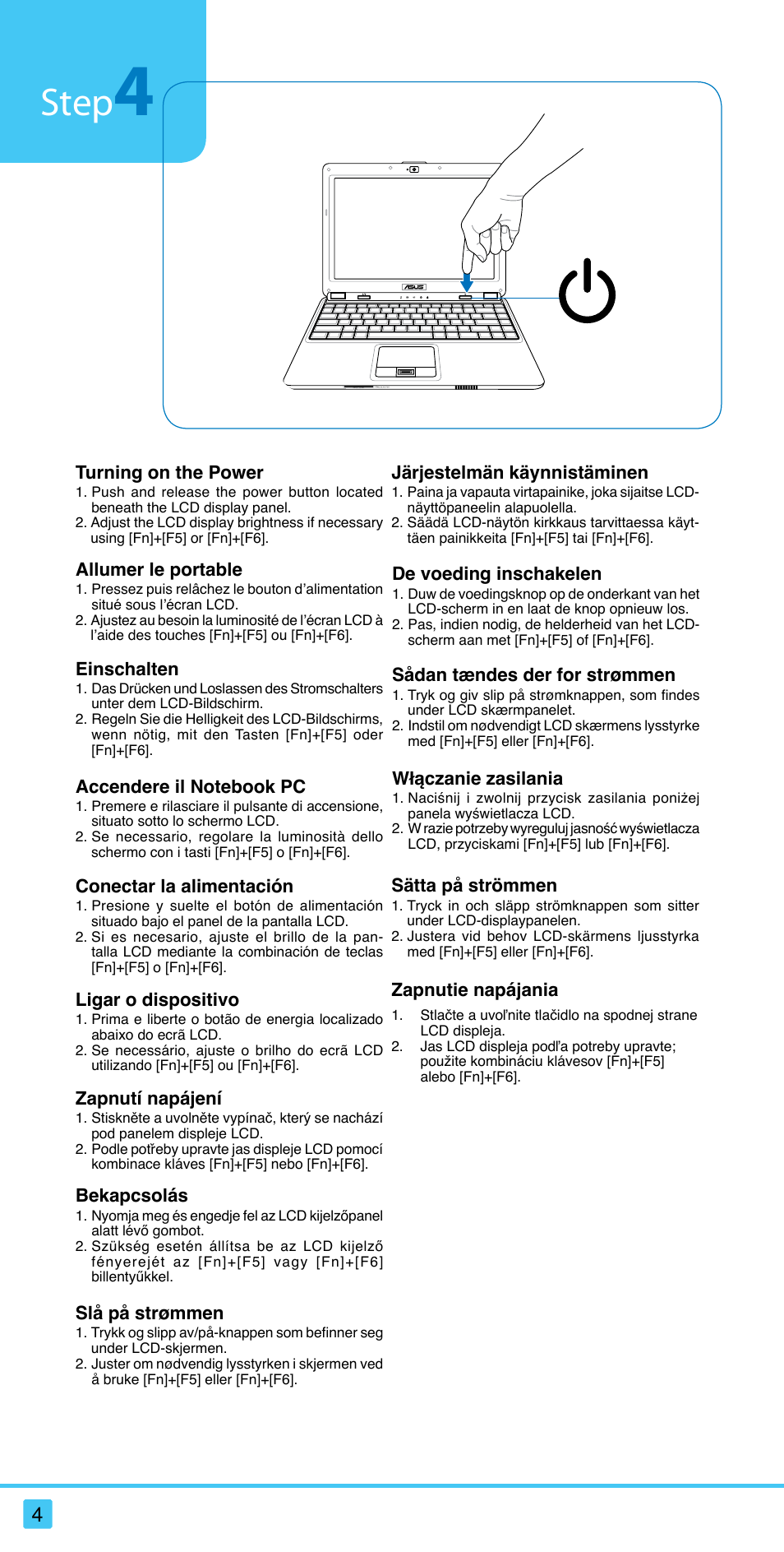 Step | Asus N20H User Manual | Page 4 / 20