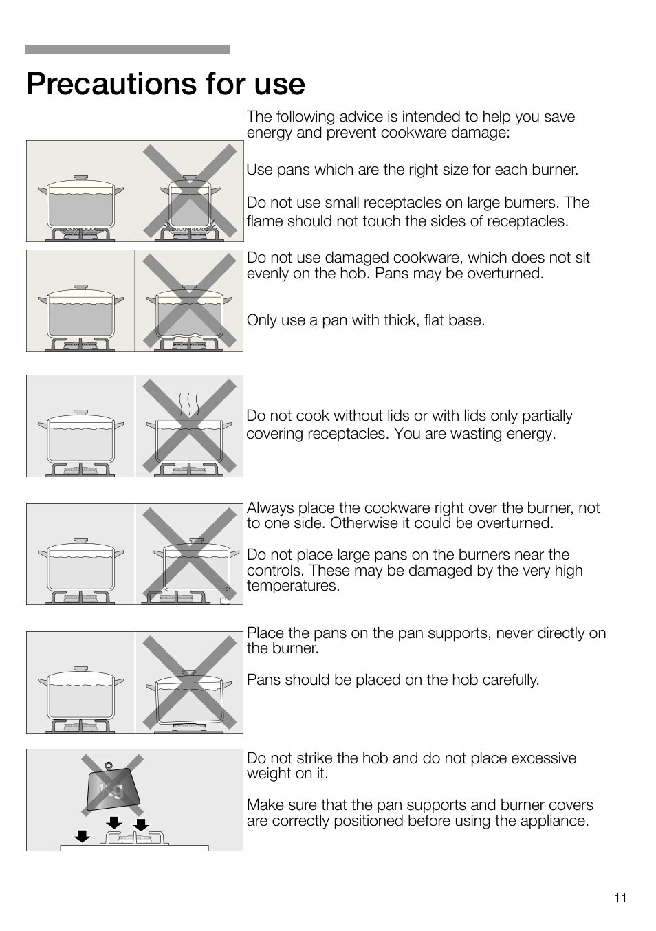 Precautions for use | Neff N24K30N0 User Manual | Page 12 / 91