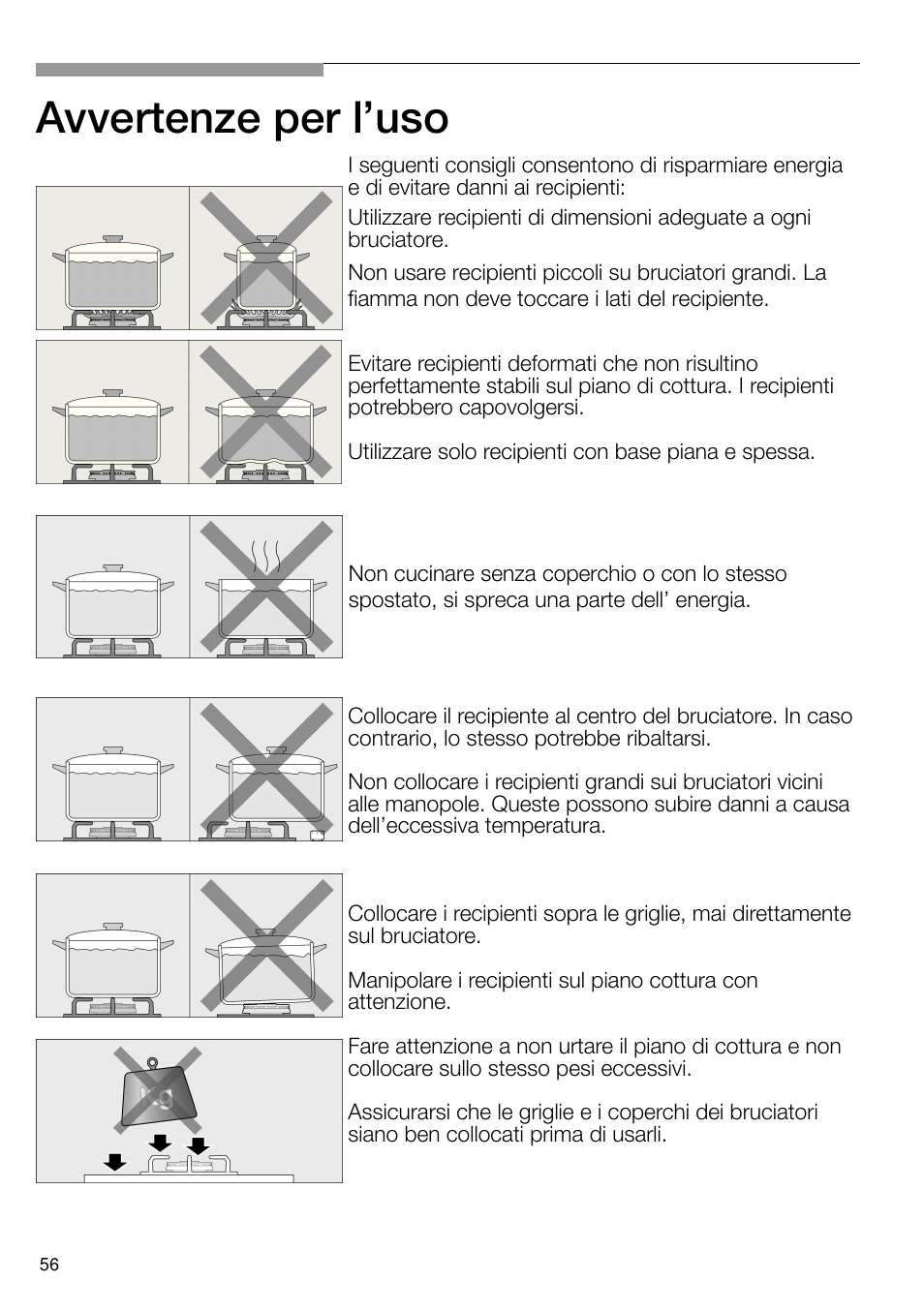 Avvertenze per l’uso | Neff N24K30N0 User Manual | Page 57 / 91