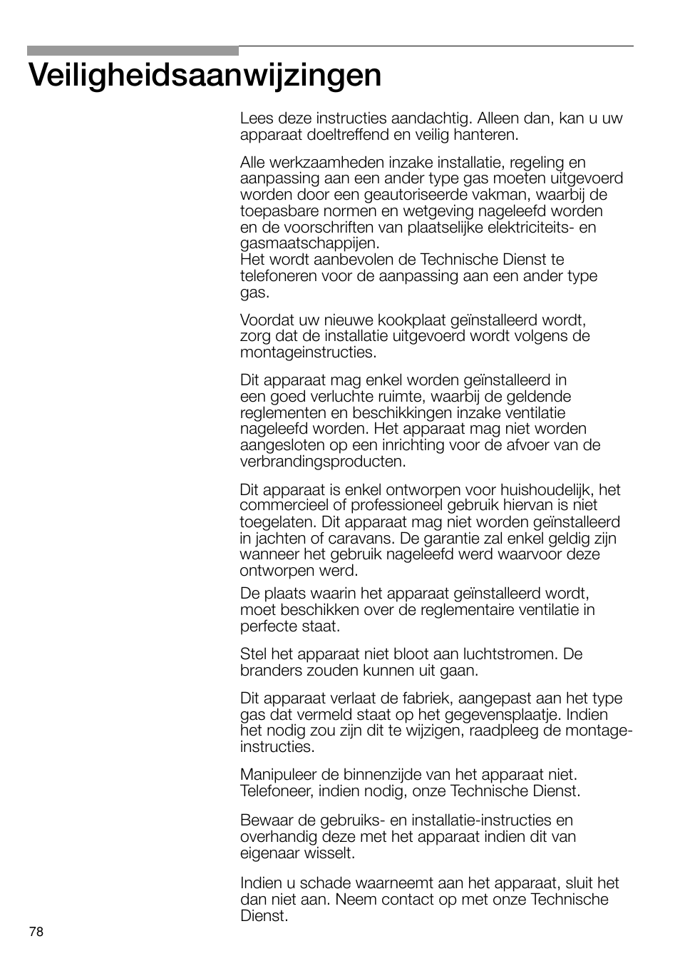 Veiligheidsaanwijzingen | Neff N24K30N0 User Manual | Page 79 / 91