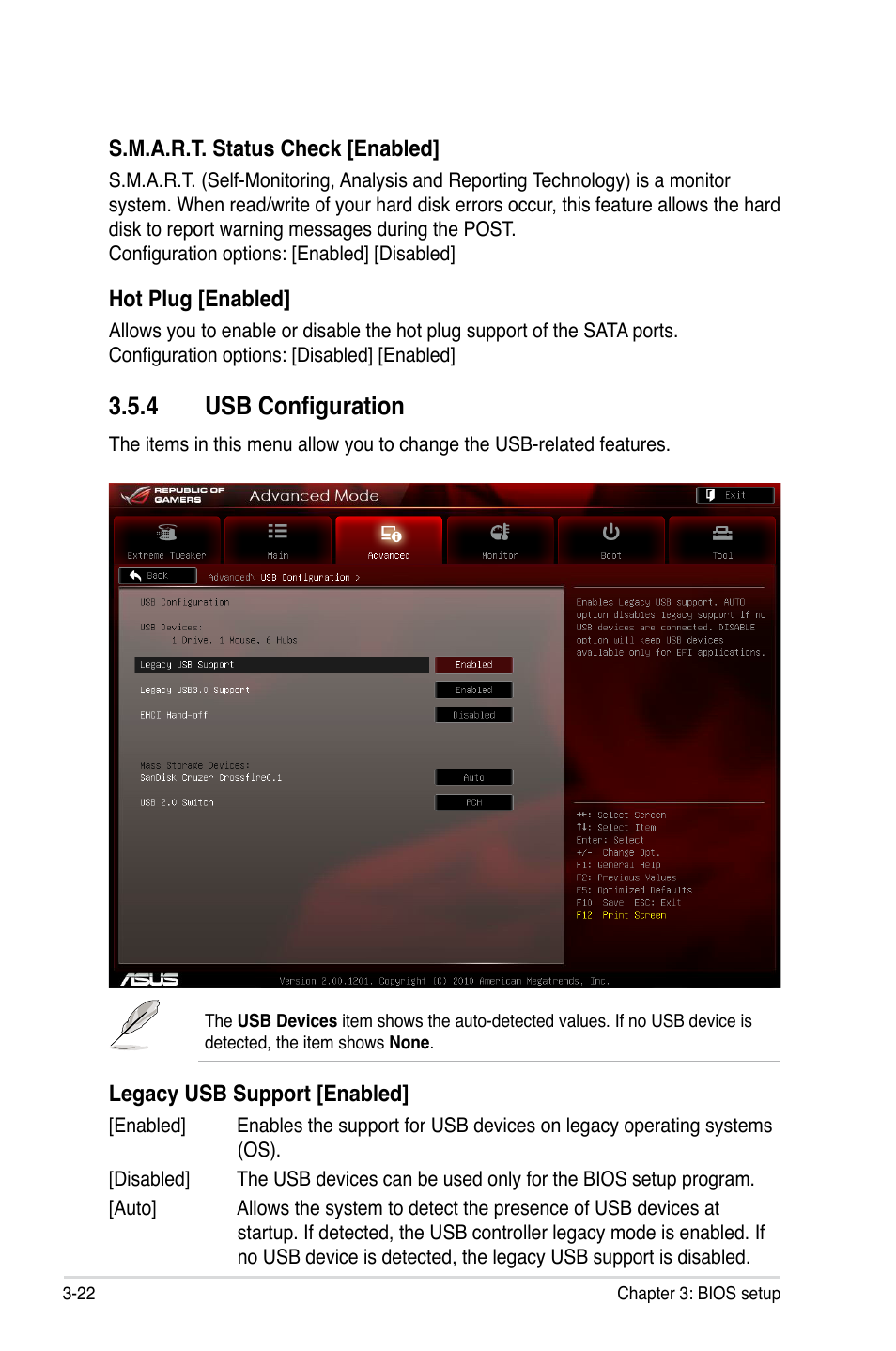 4 usb configuration, Usb configuration -22 | Asus Maximus IV Extreme User Manual | Page 114 / 186