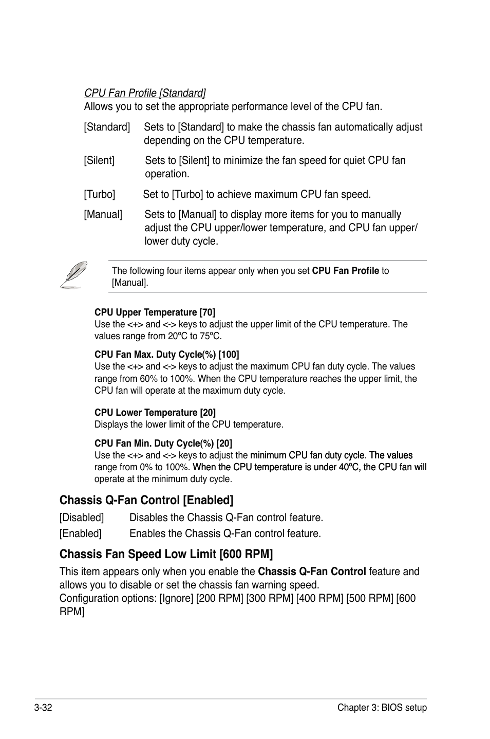 Chassis q-fan control [enabled, Chassis fan speed low limit [600 rpm | Asus Maximus IV Extreme User Manual | Page 124 / 186