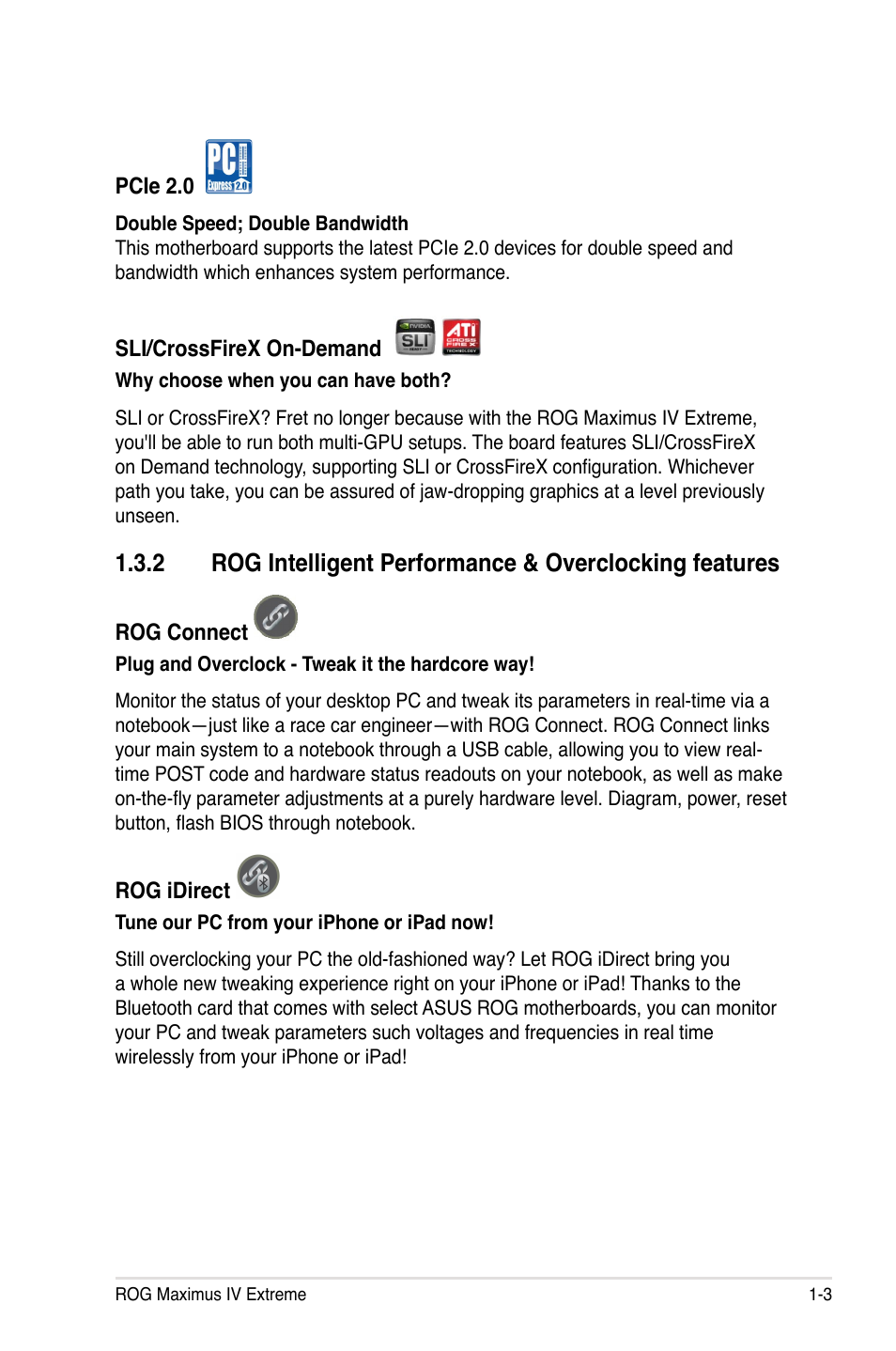 Asus Maximus IV Extreme User Manual | Page 23 / 186