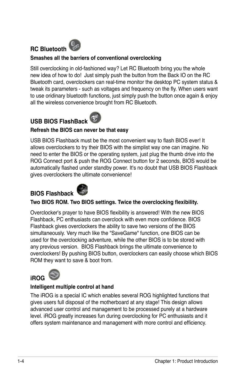 Asus Maximus IV Extreme User Manual | Page 24 / 186