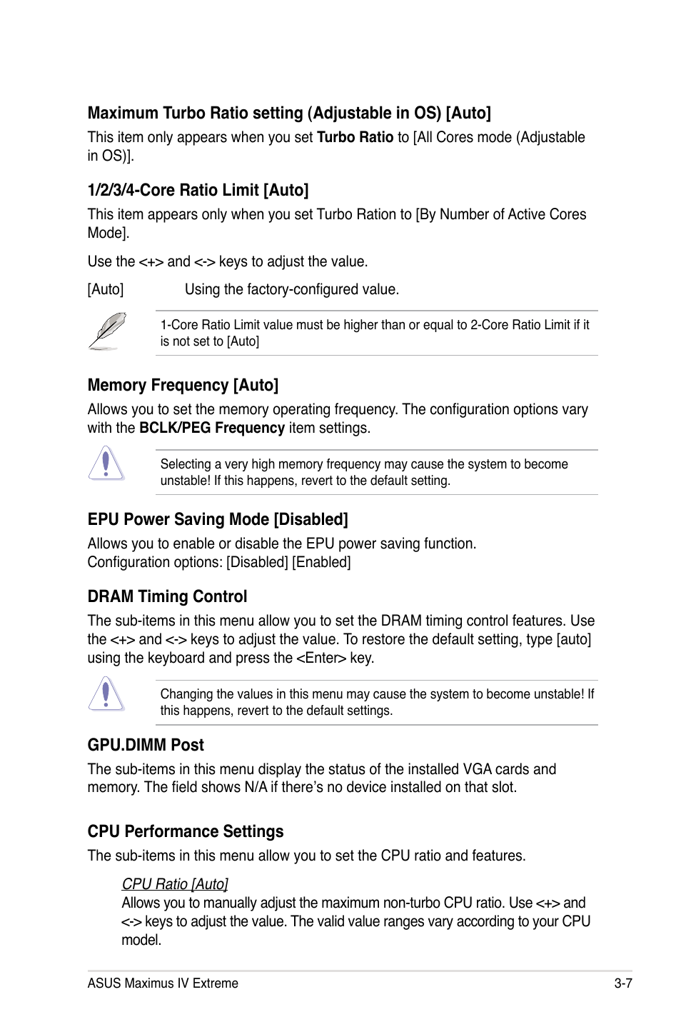 Asus Maximus IV Extreme User Manual | Page 99 / 186