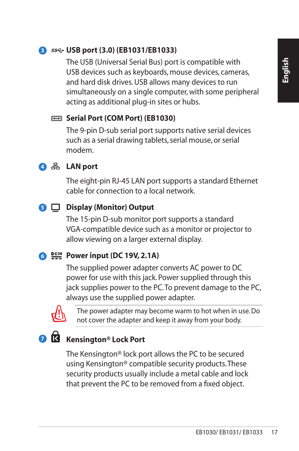 Asus EB1033 User Manual | Page 17 / 34