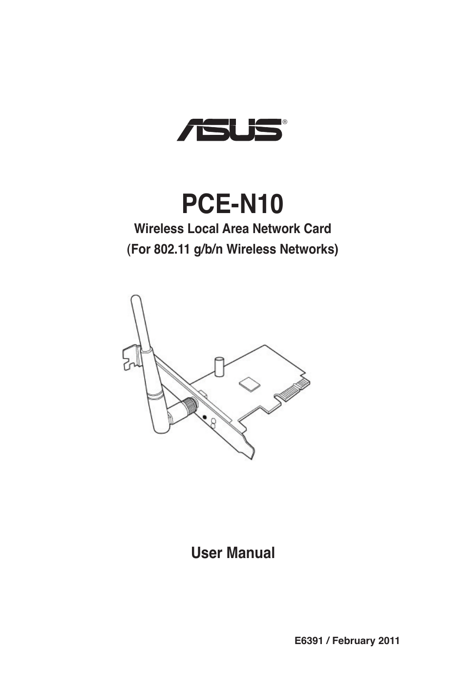 Asus PCE-N10 User Manual | 34 pages