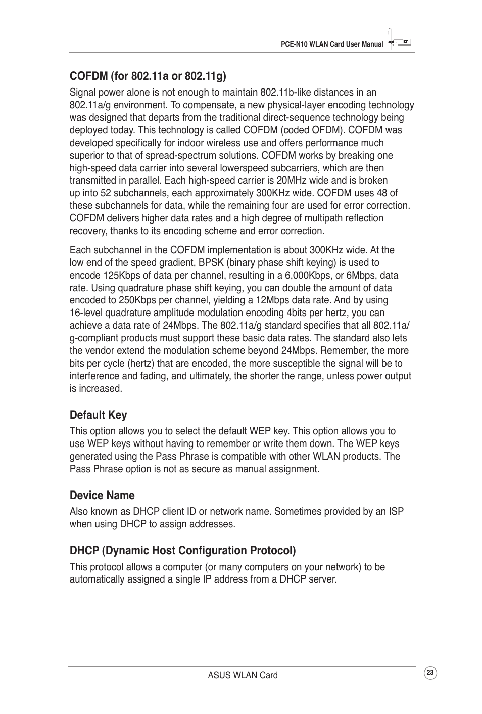 Asus PCE-N10 User Manual | Page 26 / 34