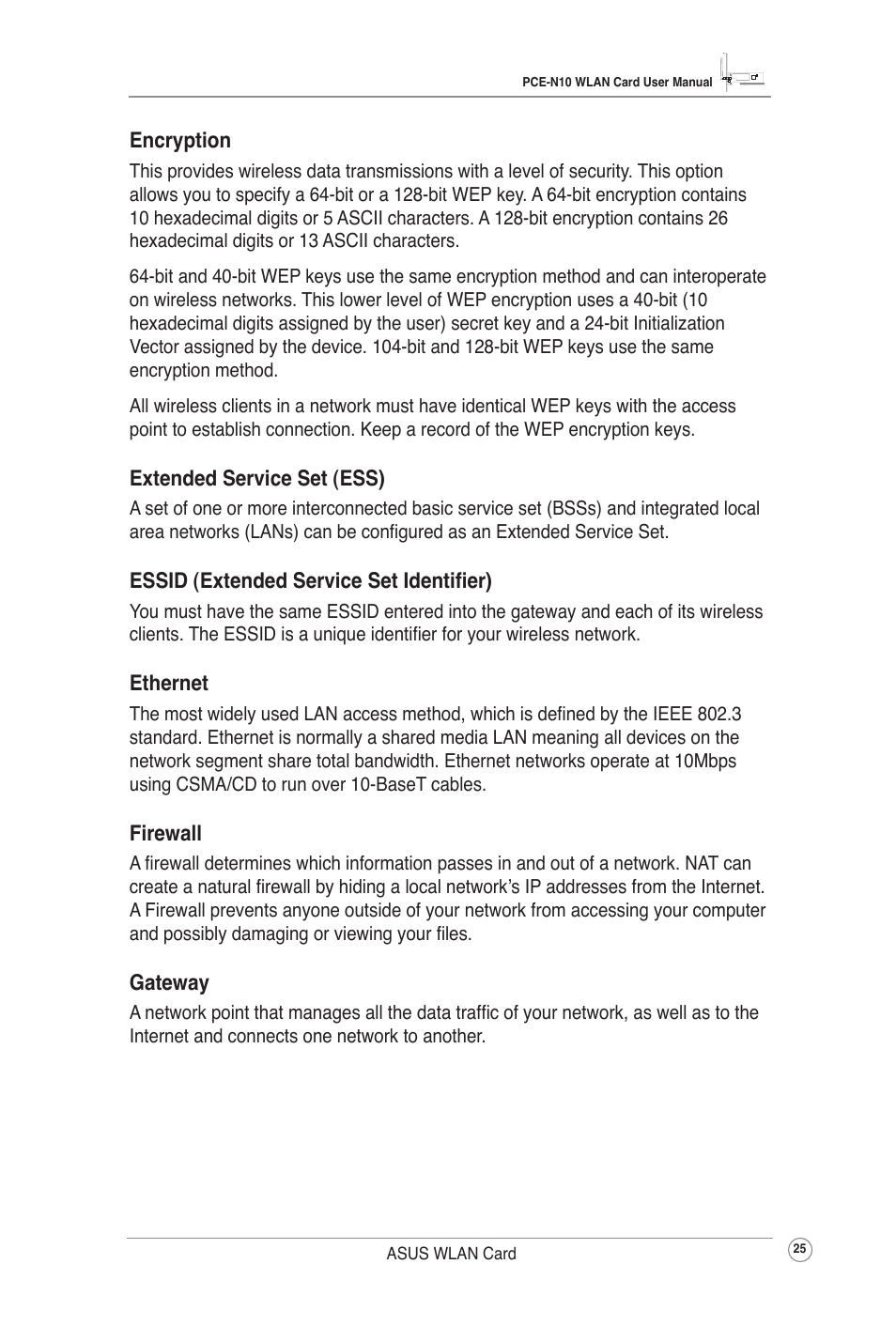 Asus PCE-N10 User Manual | Page 28 / 34