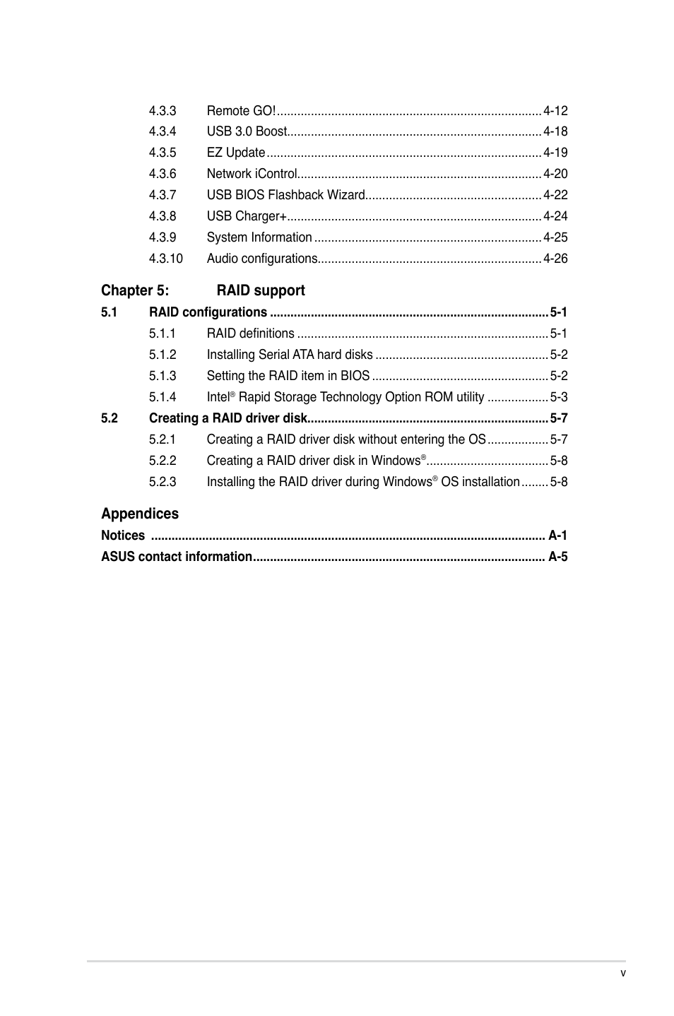 Asus GRYPHON Z87 User Manual | Page 5 / 168