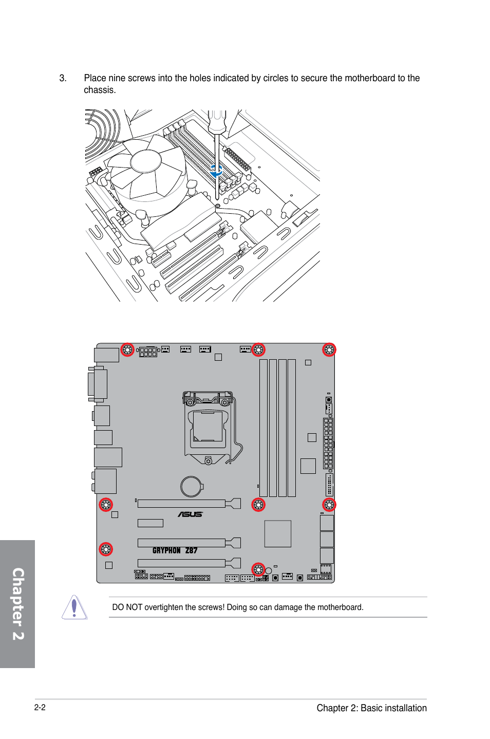 Chapter 2 | Asus GRYPHON Z87 User Manual | Page 52 / 168