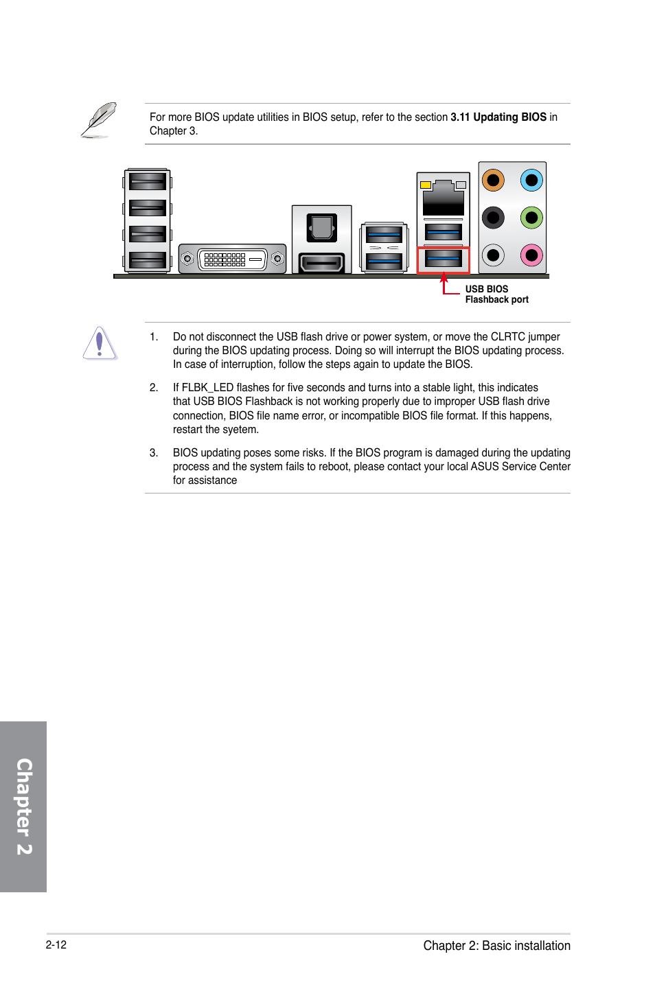 Chapter 2 | Asus GRYPHON Z87 User Manual | Page 62 / 168