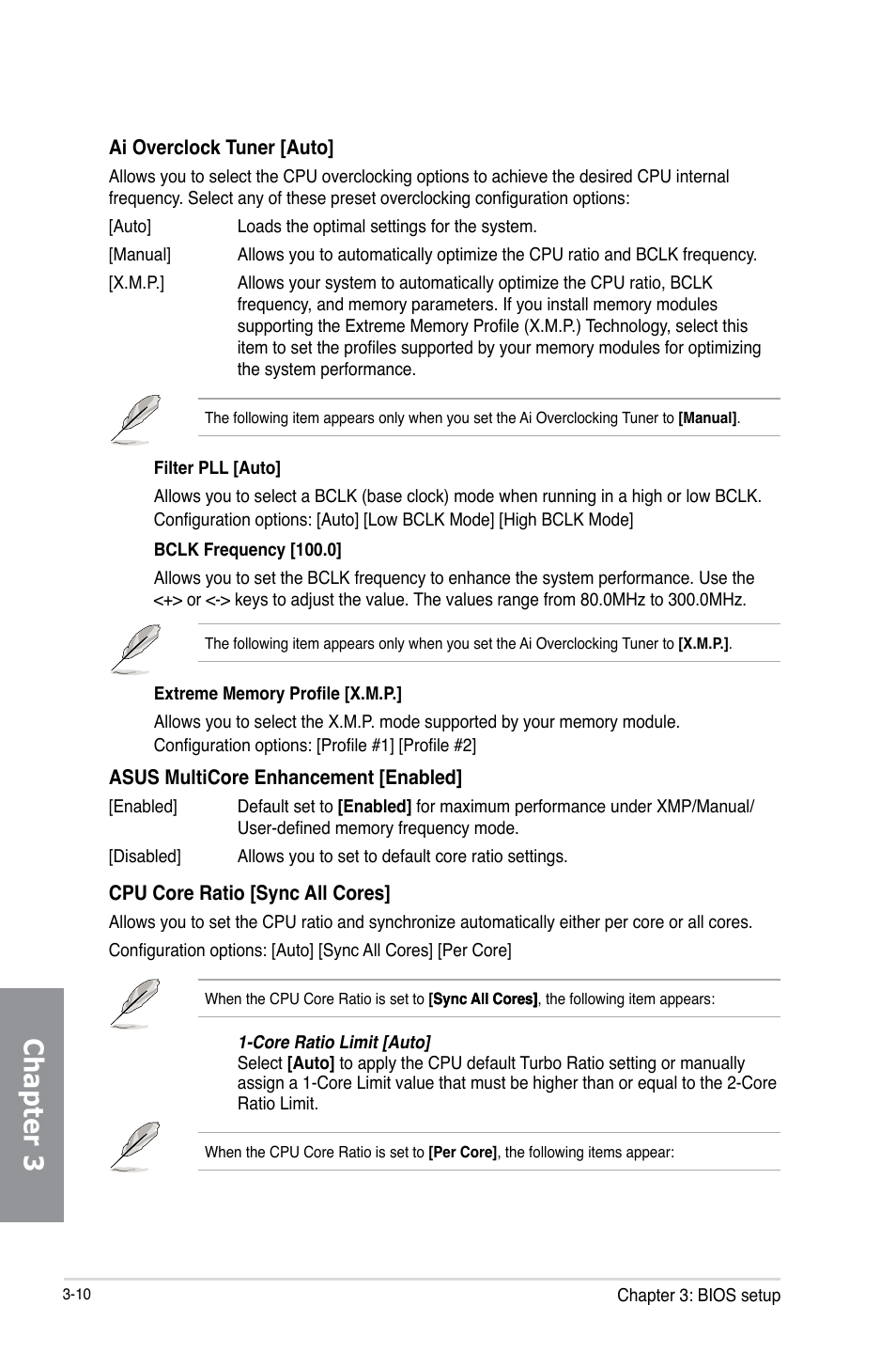 Chapter 3 | Asus GRYPHON Z87 User Manual | Page 78 / 168