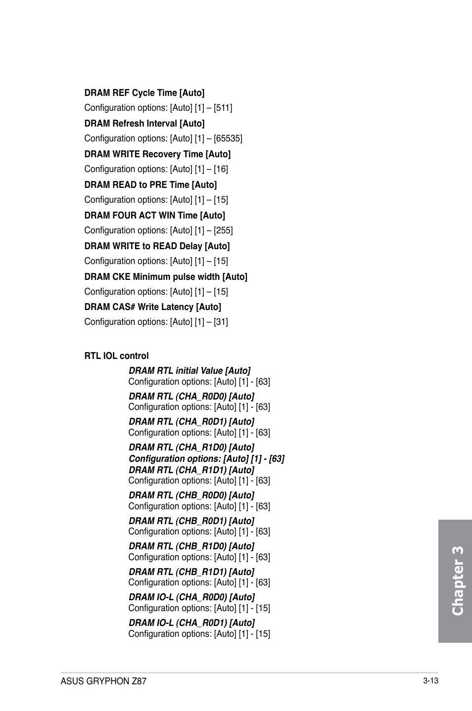 Chapter 3 | Asus GRYPHON Z87 User Manual | Page 81 / 168