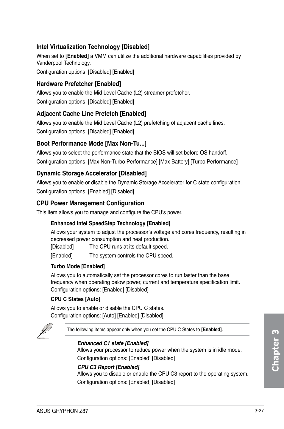 Chapter 3 | Asus GRYPHON Z87 User Manual | Page 95 / 168